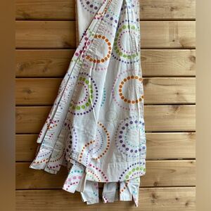 Your Zone Colorful Circle Design Curtain Set